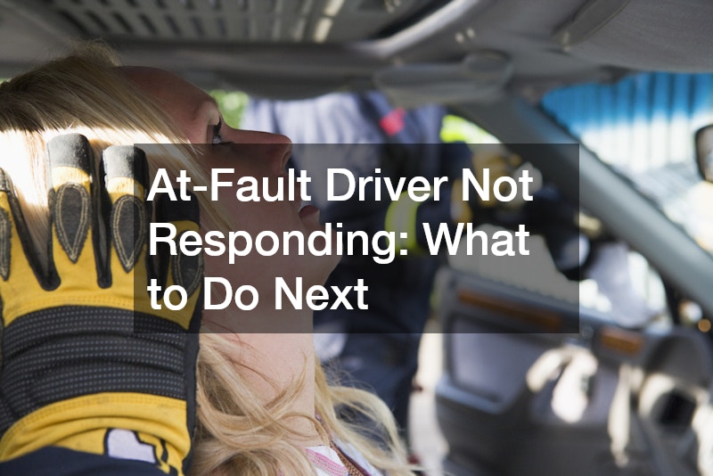 At-Fault Driver Not Responding What to Do Next